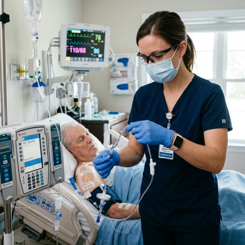 Patients With Lines & Tubing